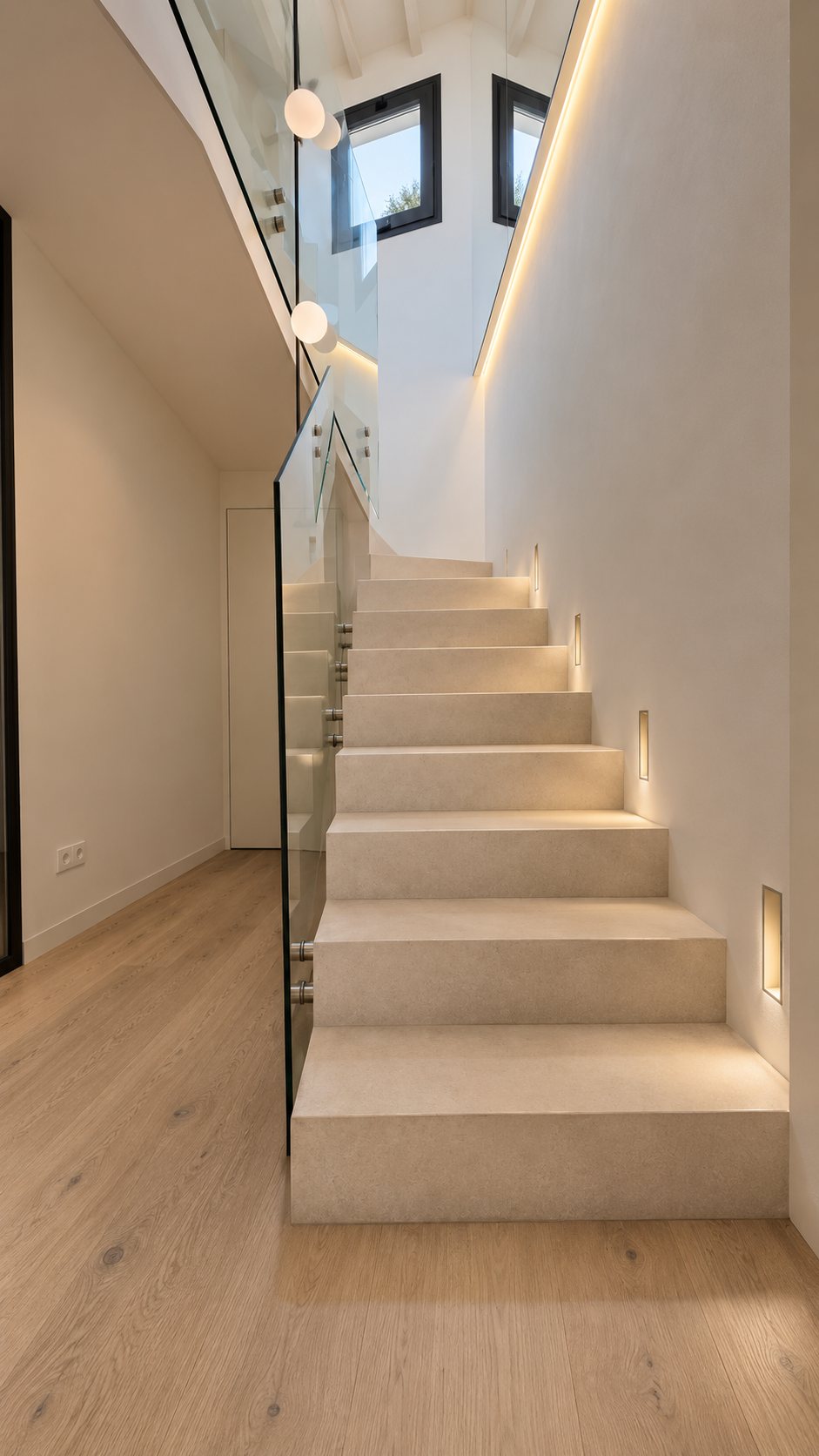 Escalera interior, vivienda Aníbal